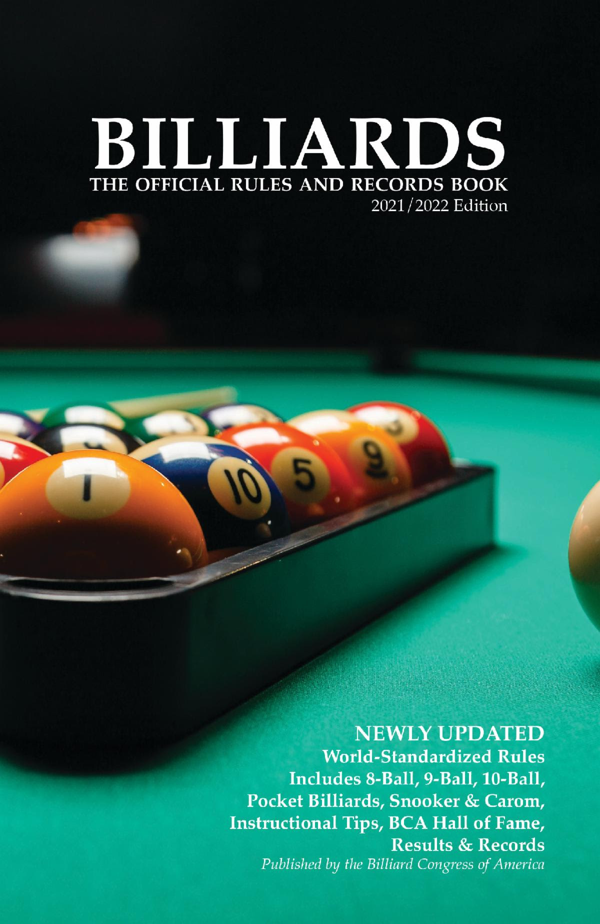 BCA 8/9 Ball Rules Poster - Ozone Billiards